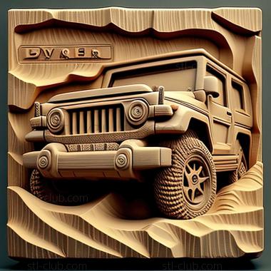 3D model Toyota Land Cruiser (STL)